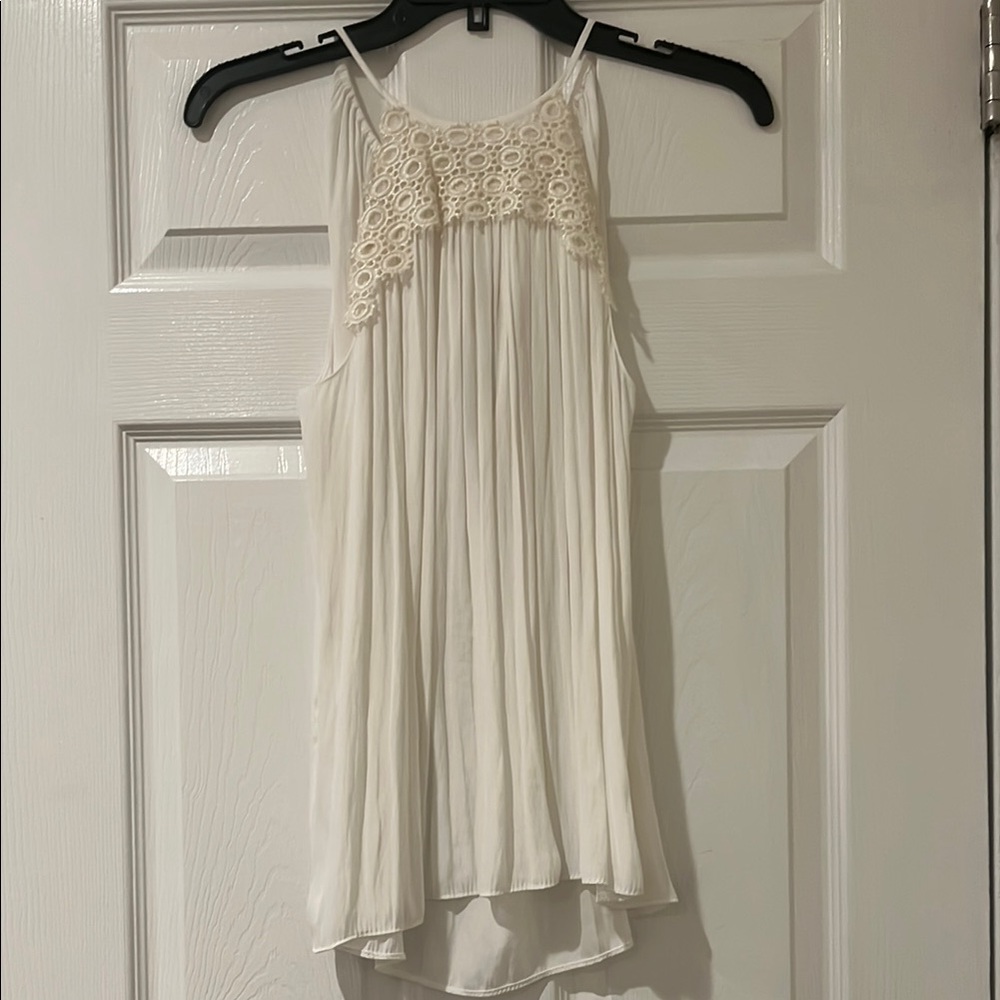 NWT ramy brook white Belinda top
